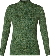 YESTA Victoria Essential Jersey Shirt - Deep Teal/Multi-Colo - maat X-0(44)
