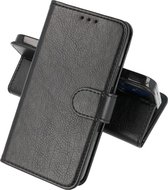 Hoesje Geschikt voor iPhone 13 Mini - Kaarthouder Book Case Telefoonhoesje - Zwart