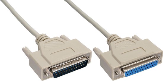 YANBORONSN 9-pins mannelijk naar vrouwelijk DB9 90 graden verlengkabel, RS232 seriële kabel voor gegevenstoegang (50 cm