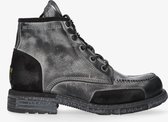 Yellow cab | Utah 32-b men black low lace up boot - black sole | Maat: 42