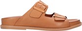 Tango | Hazel 1-d camel leather footbed sandal - camel sole | Maat: 42