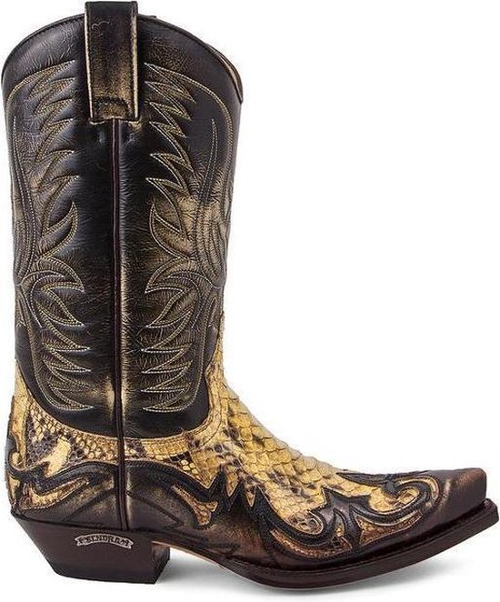 Lederen Cowboy Fashion Boots Western Boots voor Mannen Camel Brown Schoenen Herenschoenen Laarzen Cowboy & Westernlaarzen 
