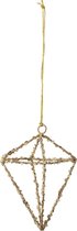 Bloomingville ornament met pailletten - Kerstornamenten - pailletten - Ø 7,5 centimeter x 5,5 centimeter