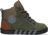 Ton & Ton Brage Hoge sneakers - Leren Sneaker - Jongens - Groen - Maat 21