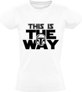 This is the way Dames t-shirt | mandalorian | star wars | starwars | Wit