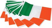 Ierse/Ierland vlaggenlijn/vlaggetjes van 7 meter plastic - feestartikelen en versieringen