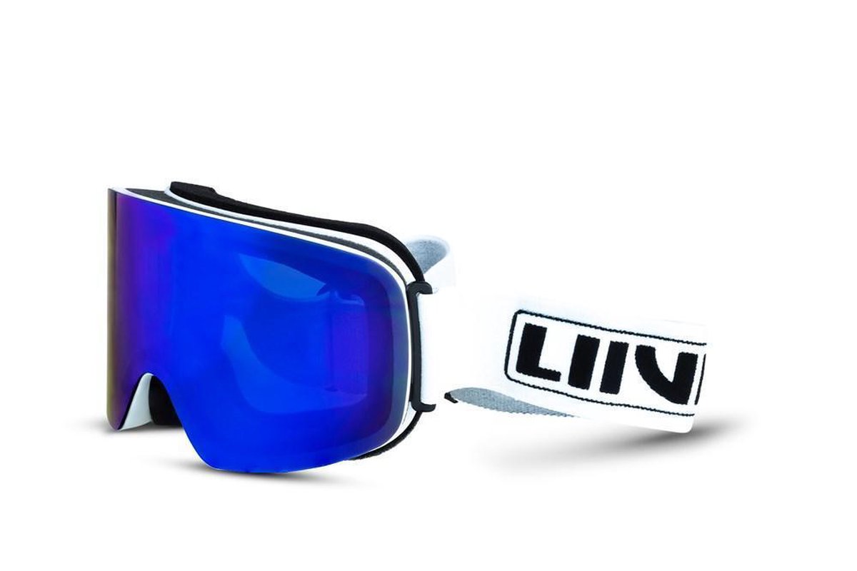 Liive Vision | Ski bril | Snow Goggle | Black Run | Matt White