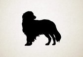 Kooikerhondje - Silhouette hond - M - 60x68cm - Zwart - wanddecoratie