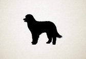 Pyrenese herdershond - Silhouette hond - M - 60x77cm - Zwart - wanddecoratie