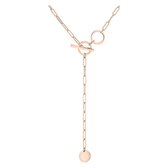 Liebeskind dames edelstalen ketting One Size Roos 32016819