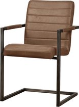 Kuipstoel - rocca armchair - bull brown - metaal - 56x62x86