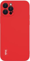 Slim-Fit TPU Back Cover - iPhone 12 Pro Hoesje - Rood