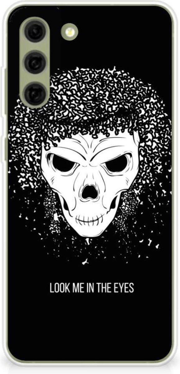 TPU Hoesje voor Silicone Back Case Samsung Galaxy S21FE Skull Hair