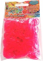 loombandjes junior rubber roze 300-delig