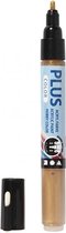 marker Plus Color 1-2 mm goud