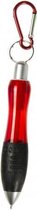 balpen met sleutelhanger rood 20 cm