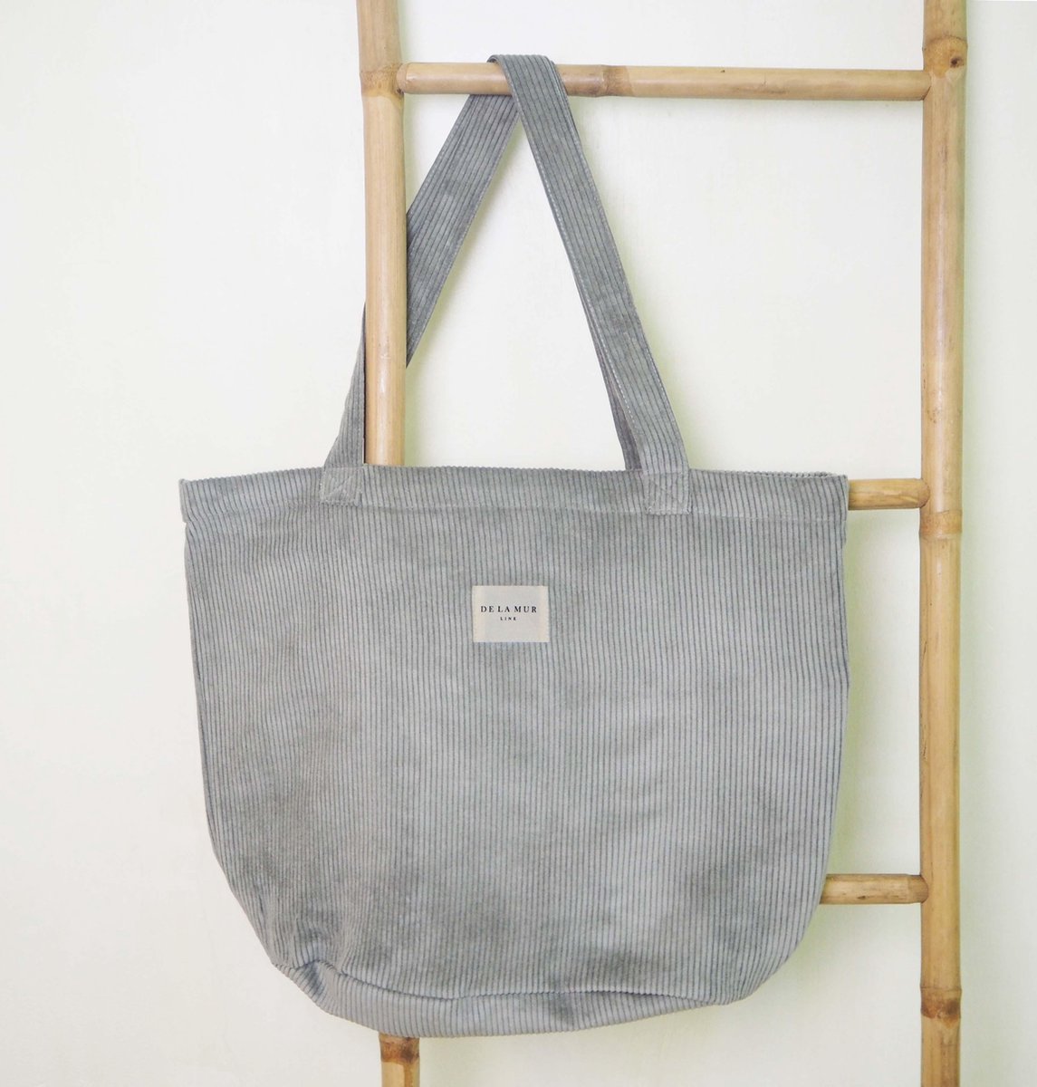 De La Mur Line - sac bandoulière - shopper - sac de plage - cabas ASH grey  | bol.com