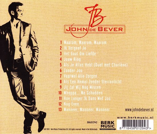 John De Bever - Vaarwel Alle Zorgen (CD), John de Bever | CD (album) |  Muziek | bol