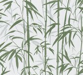 AS Creation MICHALSKY - Design behang - Bamboe - groen wit - 1005 x 53 cm