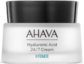 AHAVA Créme met hyaluronzuur – Hydrateert de huid – Verzacht en verfijnt de huidtextuur – Verzacht uitdrogingslijnen –  VEGAN – Alcohol- en parabenenvrij – 50ml