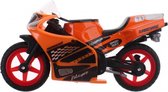 motor Super Bike oranje/zwart/rood
