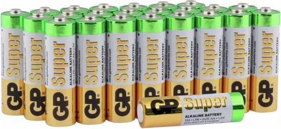 Super Alkaline AA batterijen - 24 stuks bol.com