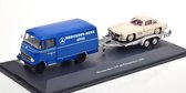 Mercedes L319 with Trailer and Mercedes 300SL