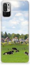 Backcover Soft Siliconen Hoesje Xiaomi Redmi Note 10 5G Telefoon Hoesje Hollandse Koeien