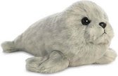 Knuffel Mini Flopsie zeehond grijs 20,5 cm