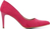 Giulia Dames Leren   Pumps / Stiletto - Naaldhak hoogte 9 cm - Giulia 8 sue - Roze - Maat 37