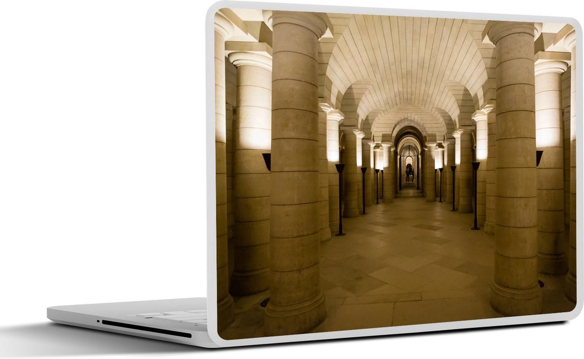 Afbeelding van product SleevesAndCases  Laptop sticker - 14 inch - Binnenkant in het Pantheon van Parijs