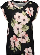 SisterS point T-shirt Low 337 Black Flower Dames Maat - L