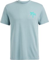 WE Fashion Heren T-shirt met opdruk