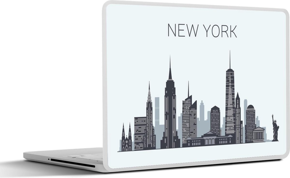 Afbeelding van product SleevesAndCases  Laptop sticker - 10.1 inch - New York - Amerika - Skyline