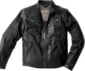 Spidi Garage Black Leather Motorcycle Jacket 50