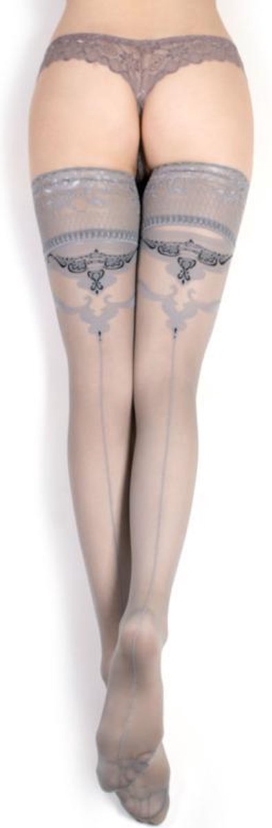 Goedkoopste Studio Collants elegante kousen grijs L/XL