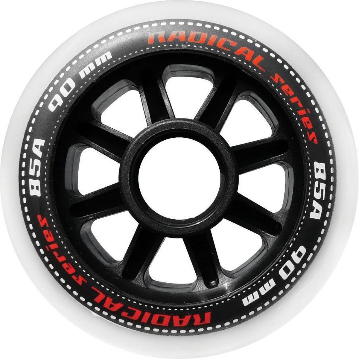 Tempish Radical 85A Wielen voor skeelers 90mm 4 stuks Wit