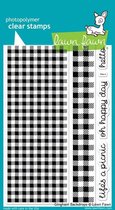 Gingham Backdrops Clear Stamps (LF847)