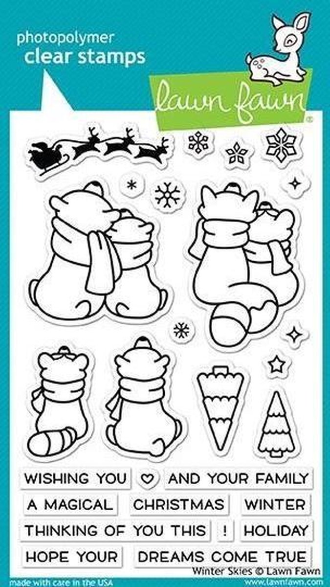 Winter Skies Clear Stamps (LF1763)