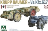 1:72 Takom 5007 Krupp Räumer + Vs.Kfz. 617 Plastic Modelbouwpakket