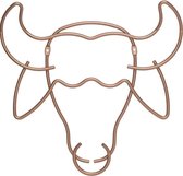 Tomado Metaltex - Kapstok - Safari Buffalo - Meerdere jassen - Sterke kwaliteit - Inclusief bevestigingsmateriaal