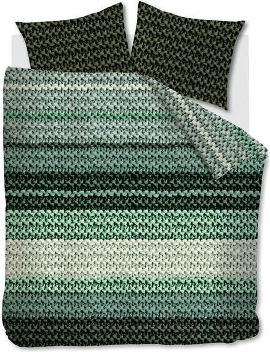 Beddinghouse Paola - Flanel - Dekbedovertrek - Groen