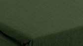Beddinghouse Jersey - Hoeslaken - Tweepersoons - 140x200/220 cm - Dark Green