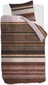 Beddinghouse Lola - Flanel - Dekbedovertrek - Eenpersoons - 140x200/220 cm - Terra