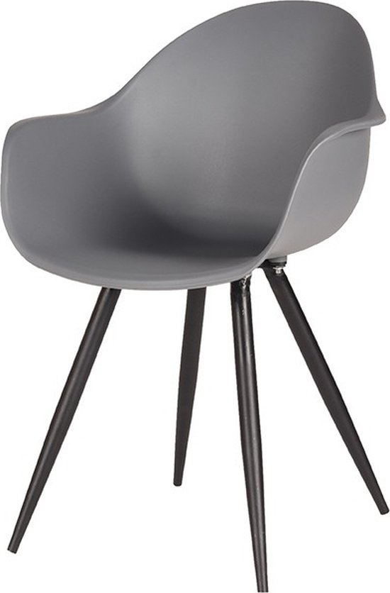 LABEL51 - Chaise de repas Luca - Anthracite