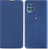 iMoshion Slim Folio Book Case Motorola Moto G100 hoesje - Donkerblauw