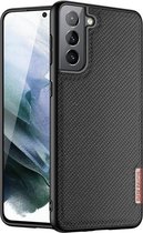 Dux Ducis - Hoesje geschikt voor Samsung Galaxy S21 FE - Fino Series - Back Cover - Zwart