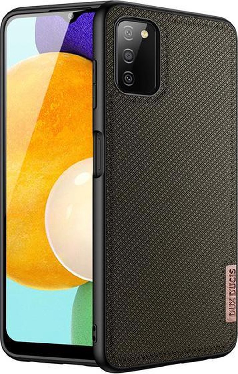 Dux Ducis - Hoesje geschikt voor Samsung Galaxy A03s - Fino Series - Back Cover - Donker Groen
