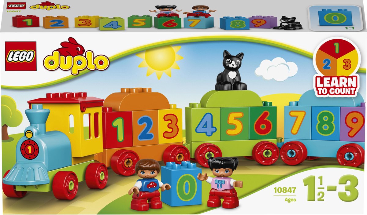 LEGO DUPLO 10847 Le Train des Chiffres | bol.com