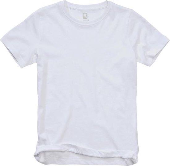 Brandit - Basic Kinder T-shirt - Kids 146 - Wit